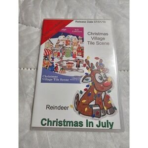 Anita‎ Goodesign Christmas Village Tile Scene Embroidery Designs CD